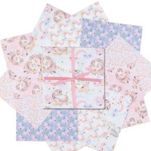 Unicorn Utopia Cotton Jr. Layer Cake 3-Wishes Fabric